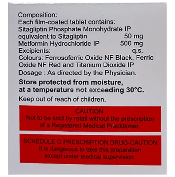 sitaglo m tablet 10's